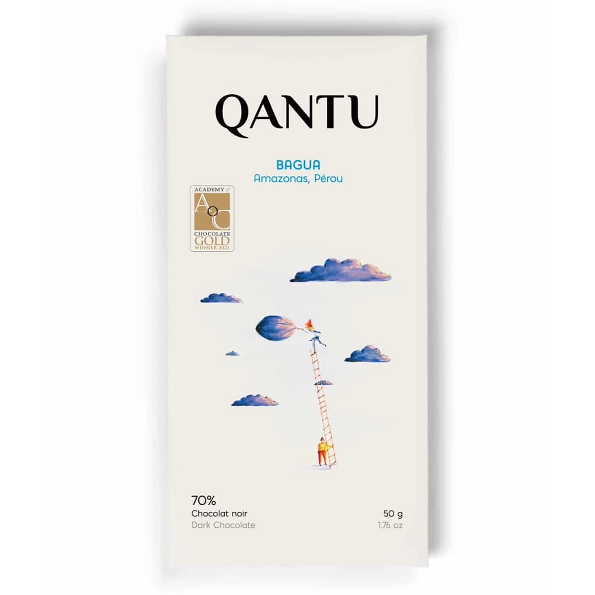 Peru QANTU Bagua dunkle Bean-to-Bar-Schokolade aus dem Amazonasgebiet